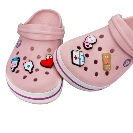 Lekárske špendlíky pre Crocs 6 ks Jibbitz špendlíky