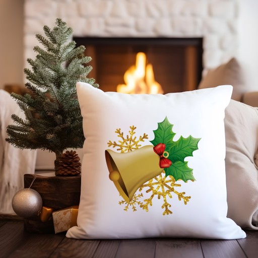 DEKORATÍVNY OBJAL NA VANKÚŠ 40x40 VIANOČNÝ S POTLAČ