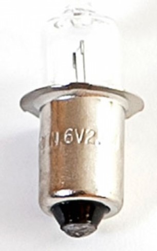 HALOGÉNOVÁ ŽIAROVKA NA BICYKEL 6V/2,4W, nástrčná