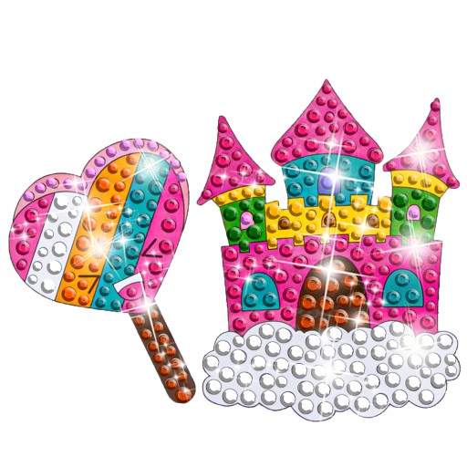 SET Diamond Scrapbook Diamond STICKERS Diamantové vyšívanie UNICORN