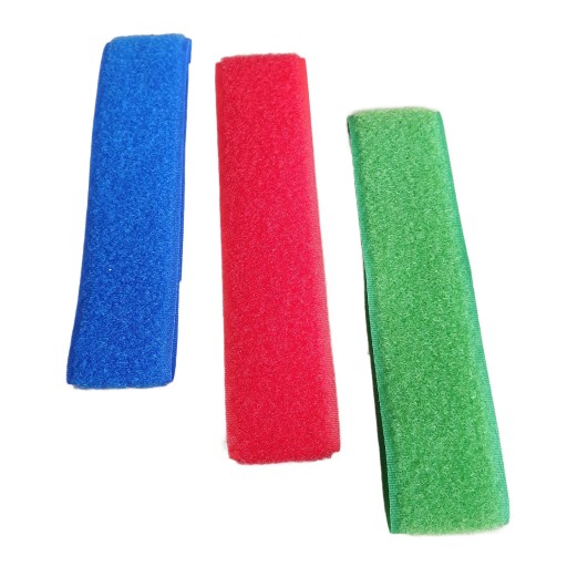 Zelený pásik na suchý zips na označenie zvierat