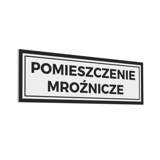 Mraziareň - nálepka 10x30