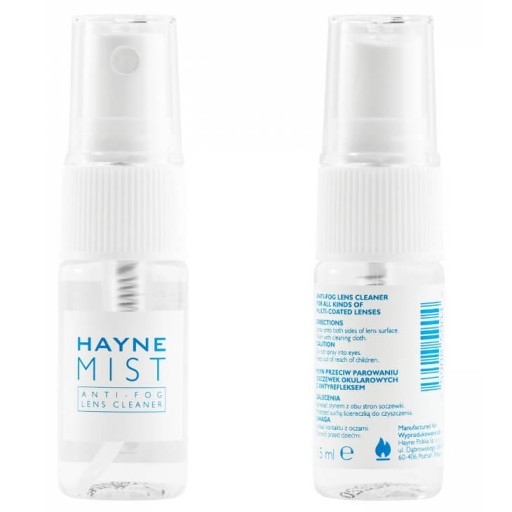 HAYNE MIST Antifog Liquid proti zahmlievaniu skiel