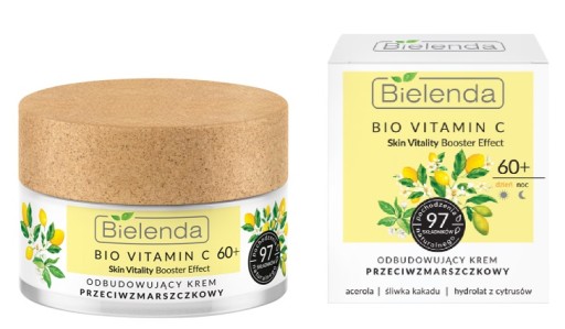 BIELENDA BIO VITAMÍN C OBNOVUJÚCI DENNÝ/NOČNÝ KRÉM PROTI VRÁSKAM 60+