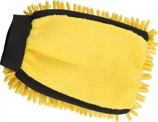 Rukavice na umývanie auta DUNLOP 2 v 1 so strapcami z mikrovlákna