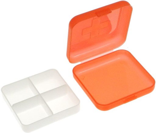 Organizér 4 priehradky 65x65x21mm - uzavretý OR200