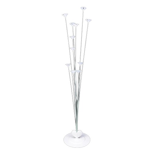 Ozdobný stojan na balóny, rám Srdce, 103 cm