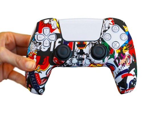 SILIKÓNOVÉ POUZDRO SILIKÓNOVÝ KRYT KRYT PRE PS5 MotoRacer PAD