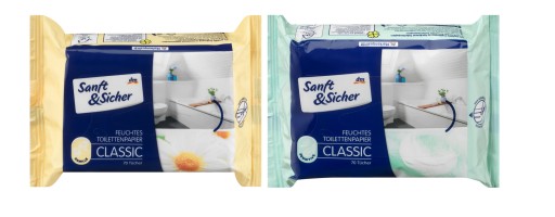 Harmanček + Aloe vlhčený toaletný papier 140 ks