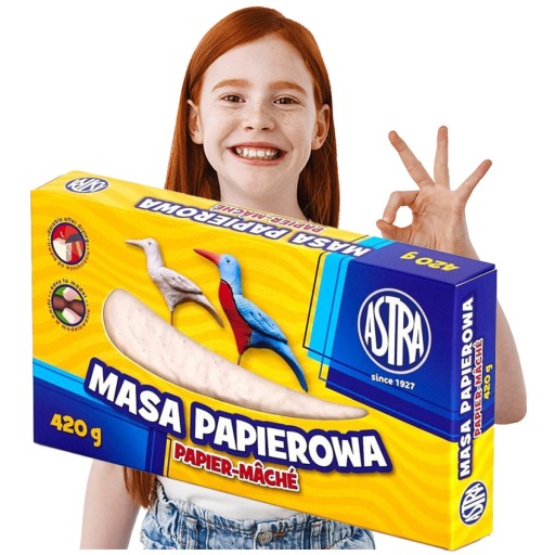 ASTRA Papierová buničina 420g, PLAST, KVALITA