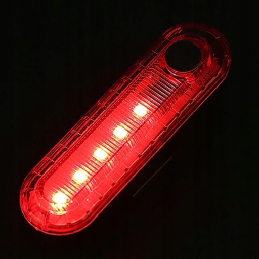BICYKEL ZADNÁ LAMPA LED 50lm USB 4 REŽIMY SVETLOVKA VODEODOLNÁ VÝKONNÁ