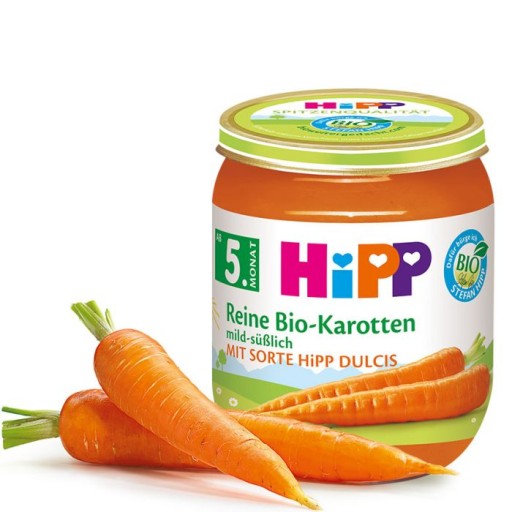 Hipp Bio Mrkva prvá zelenina 5m 125g
