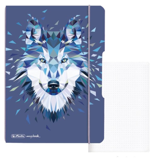 Zápisník PP Herlitz Wolf, 40 štvorcových strán