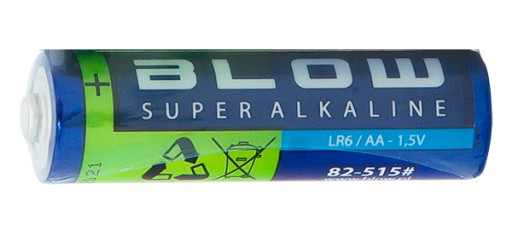 Alkalická batéria super alkalická 1,5V AA LR06 LR6 - 2 ks.