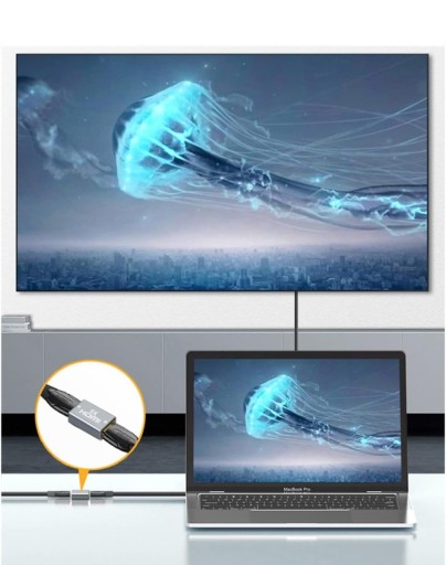 Adaptér HDMI na HDMI 2.1 UHD 8K 60Hz 4K konektor
