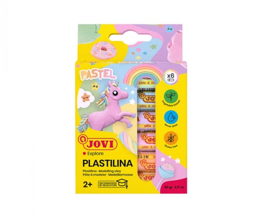 Plastelína v krabičke pre deti Jovi 6 col x 15g
