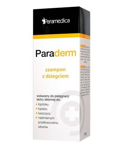PARADERM Šampón s Dzięgiec, PSORIÁZA, SEBORHEA