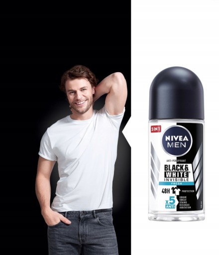 NIVEA Pánsky antiperspirant MEN Black&White