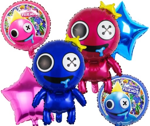 Narodeninová súprava balónov RAINBOW FRIENDS ROBLOX x18