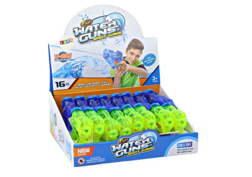 Mini vodná pištoľ, námornícka modrá, dosah 7-8 m