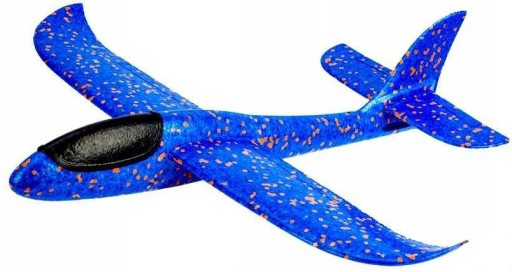 Veľký klzák do lietadla polystyrénová penová šípka 46cm