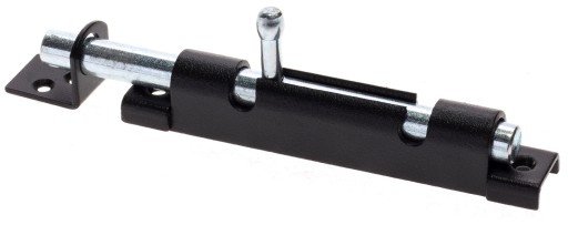 Oceľová západka Bolt Lock BLACK 100x16mm