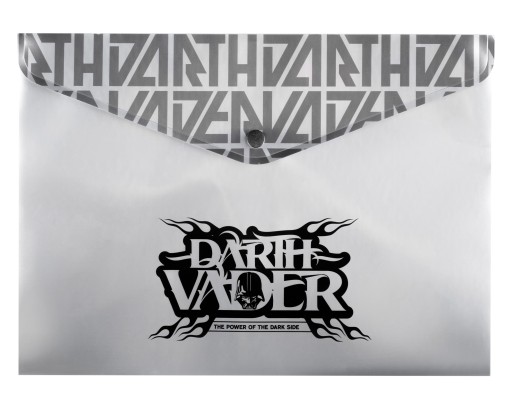 Obálkový priečinok s patentným uzáverom A4 Disney 100 Coolpack PP čierny Vader