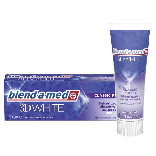 Blend med 3D white classic fresh 75ml