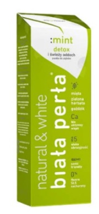 White Perła Natural Mint bieliaca zubná pasta 75 ml