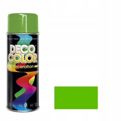 DECOCOLOR lak 400ml svetlozelená RAL 6018