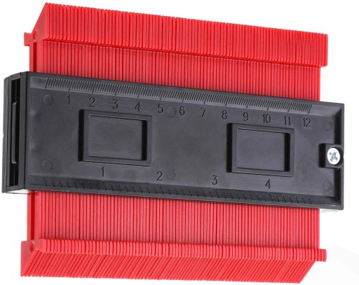 ŠABLÓNA NA PRENOS KOPÍROVANIA TVAROV MERACÍ VZOR 12cm