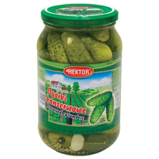 Hektor Nakladané uhorky, 900ml