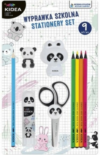KIDEA SCHOOL LAYET 9 PRVKOV PANDA SET 91898