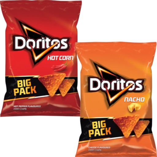 Doritos Hot Corn Nacho Chips Set 2x 180g