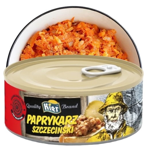 Paprykarz Szczeciński s ryžou ideálny pre konzervované kapaki konzervované 300g KIER