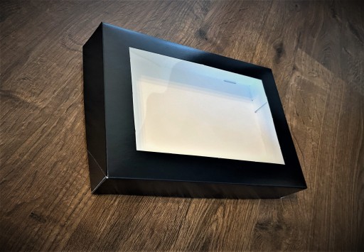 BLACK box na sushi, pečivo 17x11,5x5cm 10ks