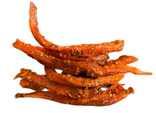 SUŠENÉ chobotnice SO SEZAMOM A PAPRIKOU 100g pivný snack