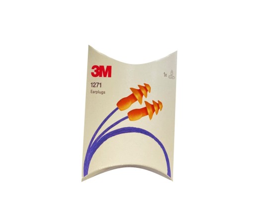 3M 1271 opakovane použiteľné štuple do uší so šnúrkou