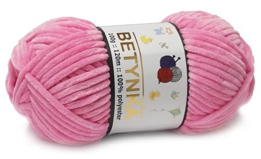 BETTYNKA SOFT maskoti z detskej priadze PINK 309