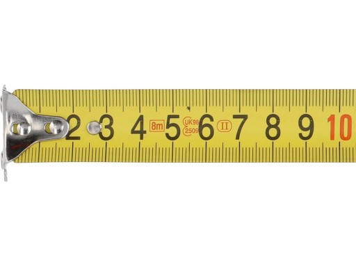 ROZMER VÁLENIA 8m x 25 mm ROZMER MERANIE SO ZÁMKOM