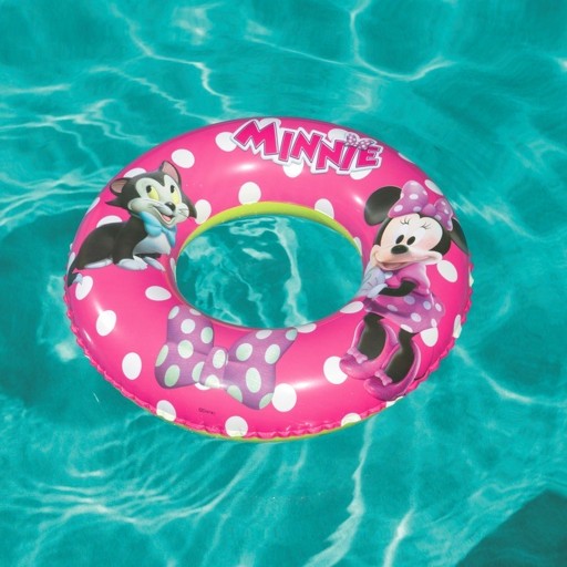 Nafukovací detský krúžok na plávanie Minnie Mouse 56cm Bestway 91040