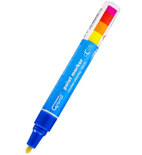 MODRÝ VODEODOLNÝ OLEJOVÝ ZNAČOVAČ, ZNAČOVAČE, FILTER S okrúhlym Hrotom