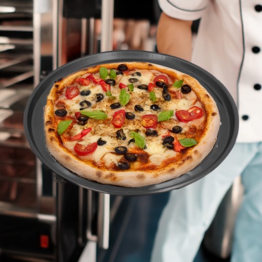 Plech na pizzu 32 cm plech na pečenie koláčov s nepriľnavým povrchom