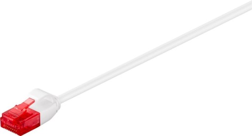 LAN Patchcord kábel CAT 6 U/UTP Slim WHITE 0,25 m