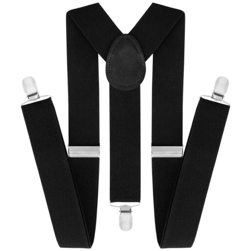 BLACK HALLOWEEN nohavicové traky, klasické retro, elastický PP