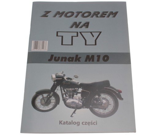 JUNAK M10 KATALÓGOVÁ KNIHA DIELOV S MOTOROM NA ZADNEJ STRANE