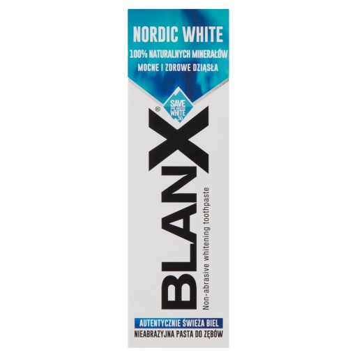 Blanx Nordic White Whitening zubná pasta 75 ml