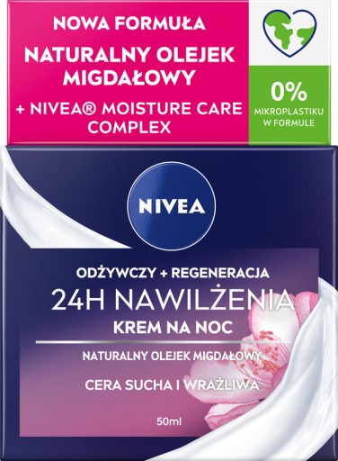NIVEA hydratačný nočný krém na tvár 50ml