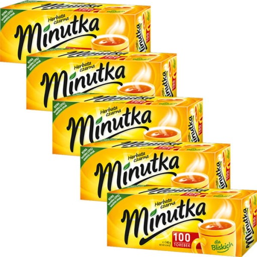 Minutka čierny expresný čaj 100 sáčkov x3