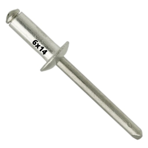 HLINÍKOVÉ SLEPÉ NITY NITY 6x14mm 50 KS